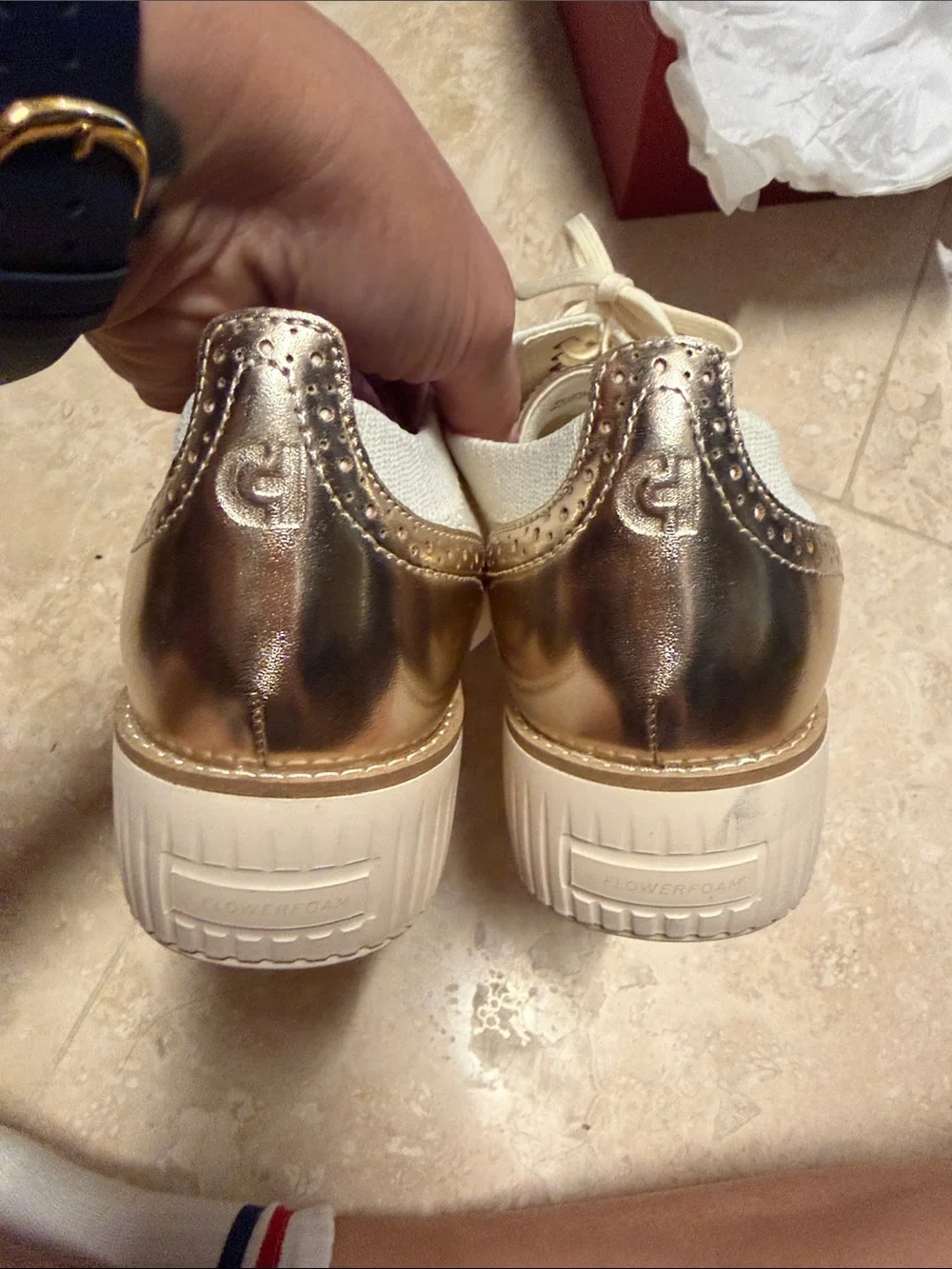 Cole Haan Women’s Platform Oxfords size 10C Wide